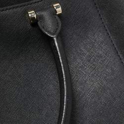 Pre Owned DKNY Black Leather Bryant Park Satchel