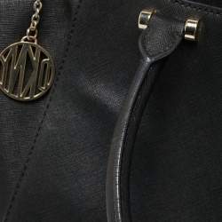 Pre Owned DKNY Black Leather Bryant Park Satchel