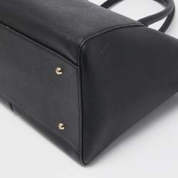 Pre Owned DKNY Black Leather Bryant Park Satchel