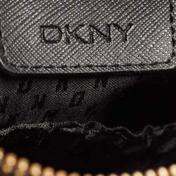 Pre Owned DKNY Black Saffiano Leather Bryant Park Chain Tote