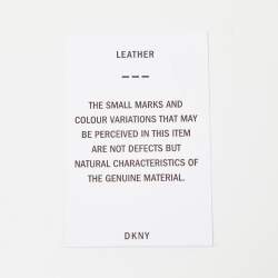 Pre Owned DKNY White/Black Graffiti Print Leather Flap Shoulder Bag