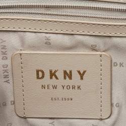 DKNY Brown Croc Embossed Leather Chain Bag