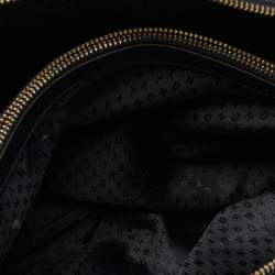 Pre Owned DKNY Black Quilted Leather Chain Tote
