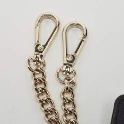 Pre Owned DKNY Black Leather Dome Satchel