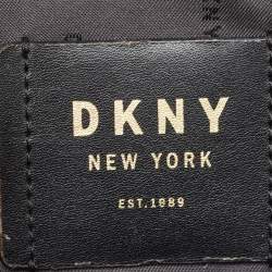 Pre Owned DKNY Black Leather Dome Satchel