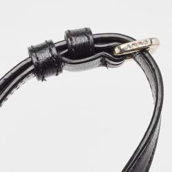 Pre Owned DKNY Black Leather Dome Satchel