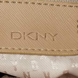 Pre Owned DKNY Red Leather Chelsea Top Zip Satchel