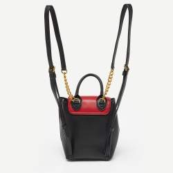 DKNY Tricolor Embossed Leather Small Alexa Backpack