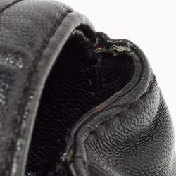 Pre Owned DKNY Black Quilted Leather Flap Shoulder Bag