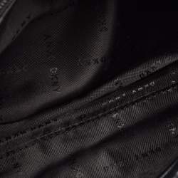 Pre Owned DKNY Black Quilted Leather Flap Shoulder Bag