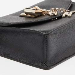 Pre Owned Dkny Black Leather Elissa Crossbody Bag
