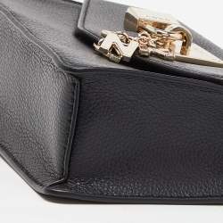 Pre Owned Dkny Black Leather Elissa Crossbody Bag