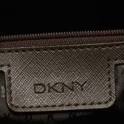 مملوكة مسبقًا DKNY Burgundy Leather Dome Shoulder Bag