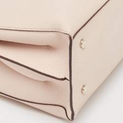 DKNY Pink Pebble Leather Noho Tote