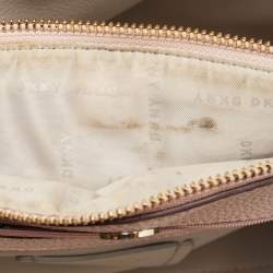 DKNY Pink Pebble Leather Noho Tote