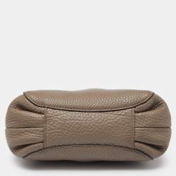 DKNY Beige Leather Chain Shoulder Bag