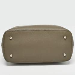 DKNY Beige Leather Bryant Bucket Bag