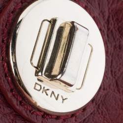 Dkny Red Leather Chain iPhone Case