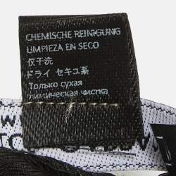 Pre Owned Dolce & Gabbana Dark Grey Silk Pocket Handkerchief