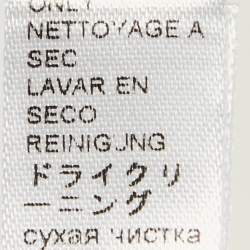 Pre Owned Dolce & Gabbana White Satin Slim Tie 