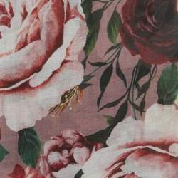 Pre Owned Dolce & Gabbana Multicolor Floral Printed Modal & Cashmere Scarf
