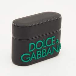 مملوكة مسبقًا Dolce & Gabbana Logo Black/Green Rubber AirPods Pro Case