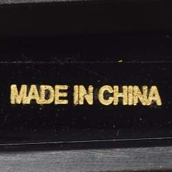 Pre Owned Dolce & Gabbana Logo Black/Yellow Rubber AirPods Pro Case