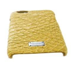 Dolce & Gabbana Yellow Croc Embossed iPhone 6/6S Case