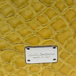 Dolce & Gabbana Yellow Croc Embossed iPhone 6/6S Case