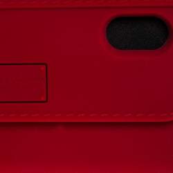 Pre Owned Dolce & Gabbana Red Rubber Sicily iPhone X - XS Chain Case