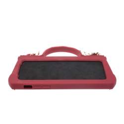 Pre Owned Dolce & Gabbana Red Rubber Sicily iPhone X - XS Chain Case