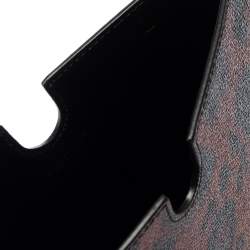 مملوكة مسبقًا حافظة أيباد دولتشي أند غابانا كانفاس مقوى طباعة فهد بنية/ سوداء