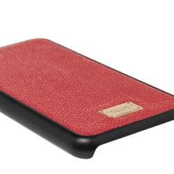 Pre Owned جراب أيفون 7 دولتشي أند غابانا جلد أحمر