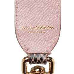 Dolce & Gabbana Multicolor Python Embellished Shoulder Bag Strap