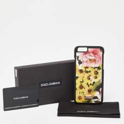 Dolce & Gabbana Multicolor Floral Print Leather iPhone 6 Case