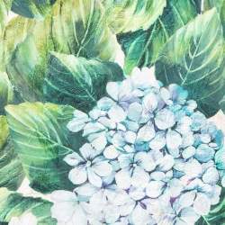 مملوكة مسبقًا Dolce & Gabbana Green Hydrangea Print Jacquard A-Line Dress M