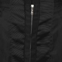 Dolce & Gabbana Black Silk Bow Midi Skirt M