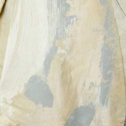 Dolce & Gabbana Cream Printed Cotton Skirt S