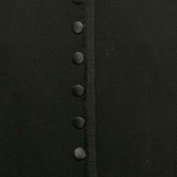 Dolce & Gabbana Black Embroidered Wool Button Front Jacket L