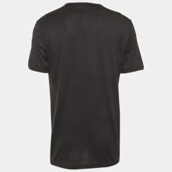 Pre Owned Dolce & Gabbana Black Cotton Knit Crew Neck T-Shirt XXL