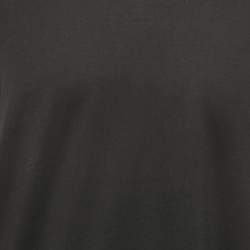 Pre Owned Dolce & Gabbana Black Cotton Knit Crew Neck T-Shirt XXL