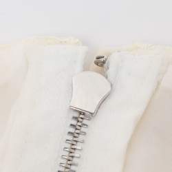 Pre Owned Dolce & Gabbana Cream Lace Mini Skirt S