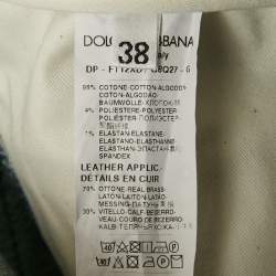 مملوكة مسبقًا Dolce & Gabbana Navy Blue Denim Cute Jeans S Waist 29"