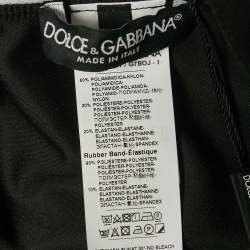 مملوكة مسبقًا Dolce & Gabbana X Khaled Khaled Multicolor Flamingo Print Jersey Leggings M