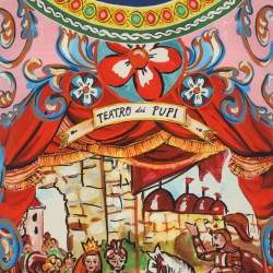 Pre Owned بلوزة دولتشي أند غابانا حرير مطبوعة متعددة الألوان مزيج مقاس متوسط - ميديم