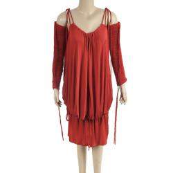 Pre Owned Dolce & Gabbana Red Dress S