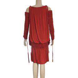 Pre Owned Dolce & Gabbana Red Dress S