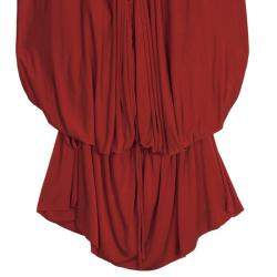 Pre Owned Dolce & Gabbana Red Dress S