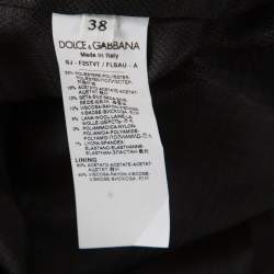 مملوكة مسبقًا فيست دولتشي أند غابانا ترتر صدرية مزدوجة أسود S