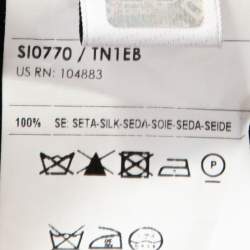 Pre Owned تنورة دولتشي أند غابانا تفاصيل فيوكة خصر ساتان سوداء M